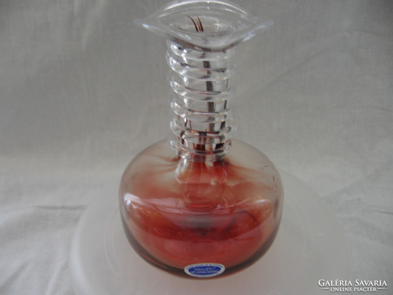 Glass studio kreativ art crystal rogaska slovenia vase