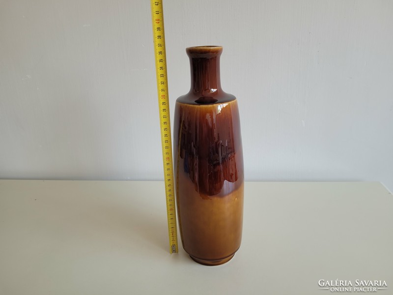 Old retro Czech ceramic vase 37 cm mid century giraffe Czechoslovakia