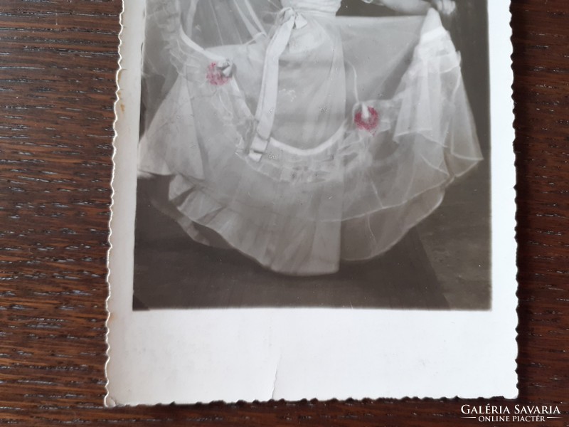 Régi női fotó 1947 vintage fénykép hölgy