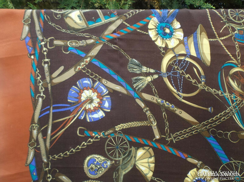 Shawl - 115 x 115 cm - cotton - vintage - Austrian - even as a tablecloth - flawless