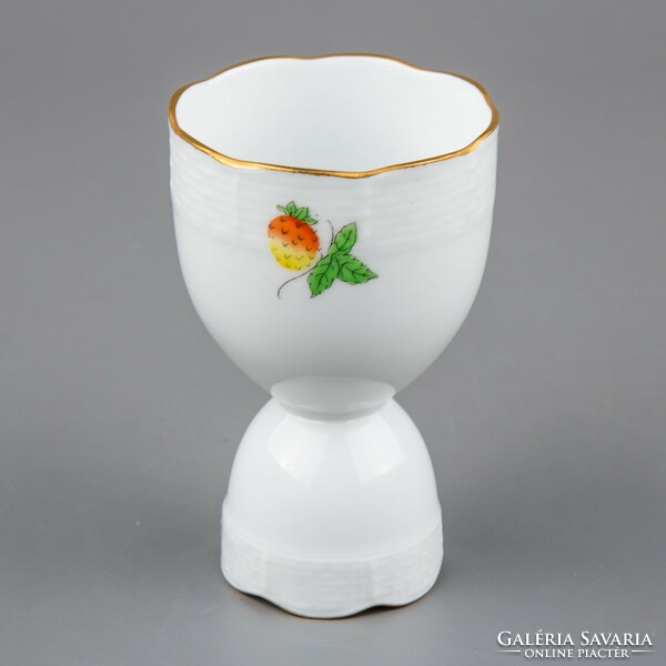 Herend fruit pattern double egg cup # mc1035