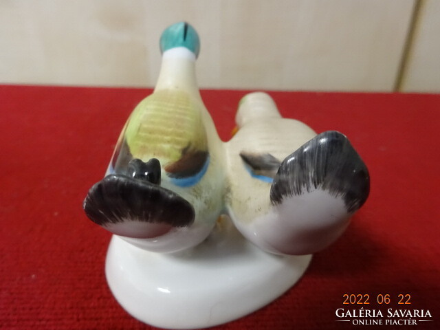 Aquincum porcelain figurine, pair of wild ducks. He has! Jókai.