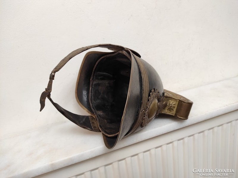 Antique firefighter suit equipment helmet feuerwehrhelme tool 153 5562