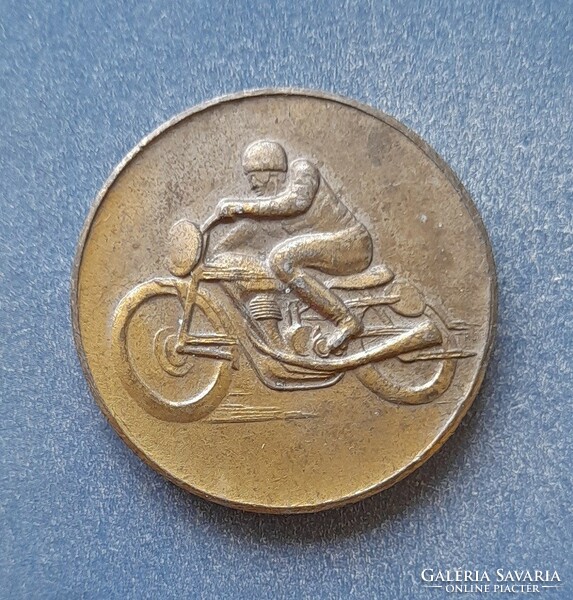 Motorcycle sports medal