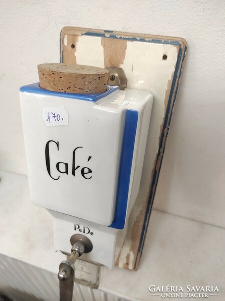 Antique bauhaus wall mounted porcelain coffee grinder coffee grinder 169 5568