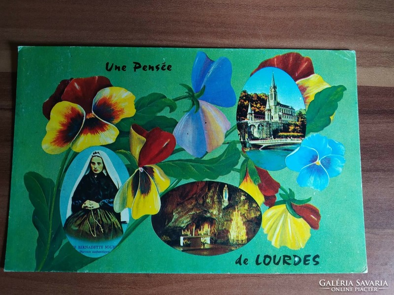 Lourdes, képeslap 1982-ből
