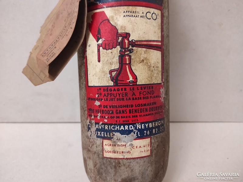 Antique fire extinguisher for wall mounting 434 5592