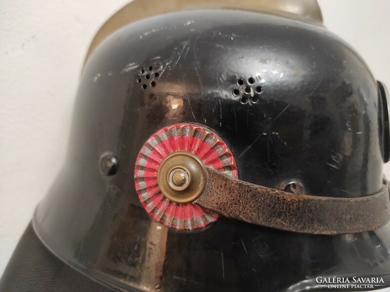 Antik német tűzoltó sisak ruha felszerelés Feuerwehrhelme szerszám 854 5606