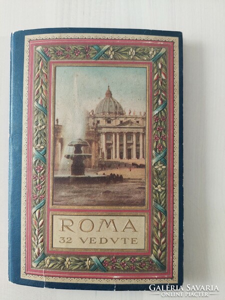 Rome, early 1900s leaflet guidebook, picture collection