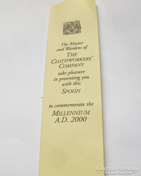 Millennium English Silver Spoon, 2000.