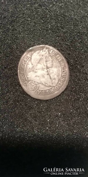 I. Lipót ezüst 3 krajcár 1698  - Graz