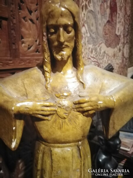 Antique Jesus Christ statue 55 cm