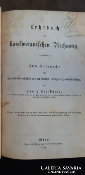 Isidor Singer: Press and Judgment + Kurzbauer: Lehrbuch des kaufmännischen rechnens - judaika