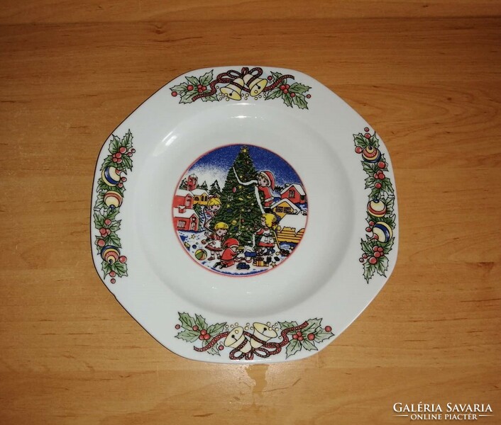 Regent crown porcelán karácsonyi tányér átm. 25 cm (2p)