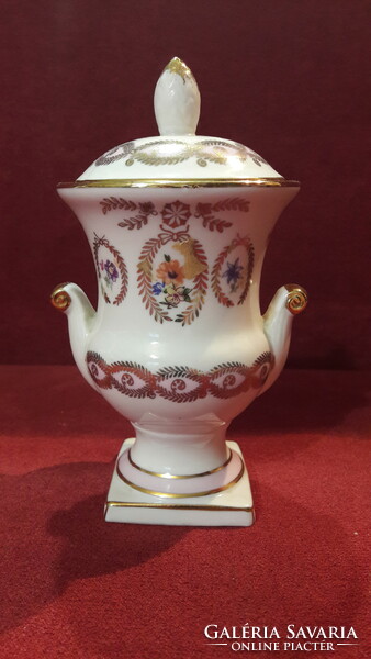Vase with porcelain lid, amphora (l2412)