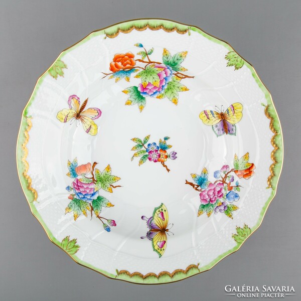 Herend Victoria Patterned Rocaille Deep Plate ii. # Mc1212