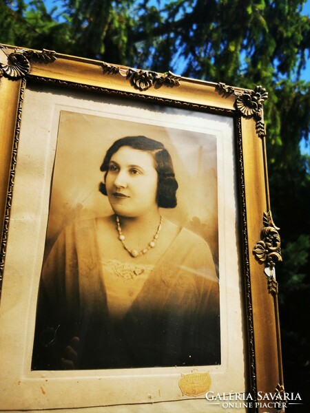 Portrait of a lady, antique photo