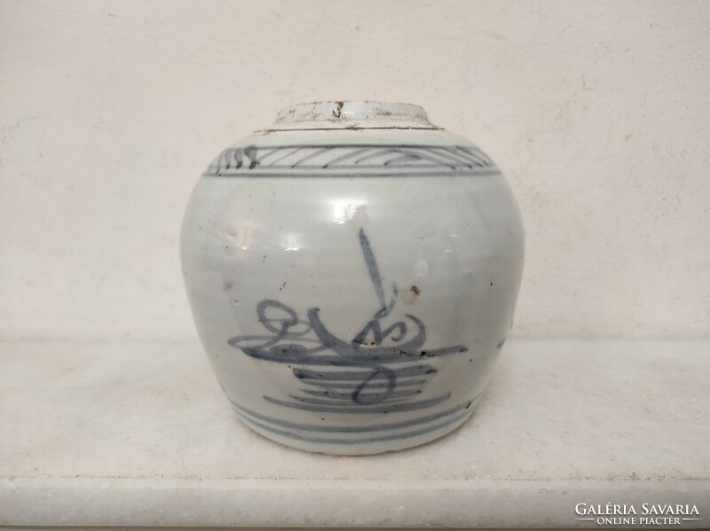 Antique chinese porcelain tea ginger holder vase china asia 152 5610
