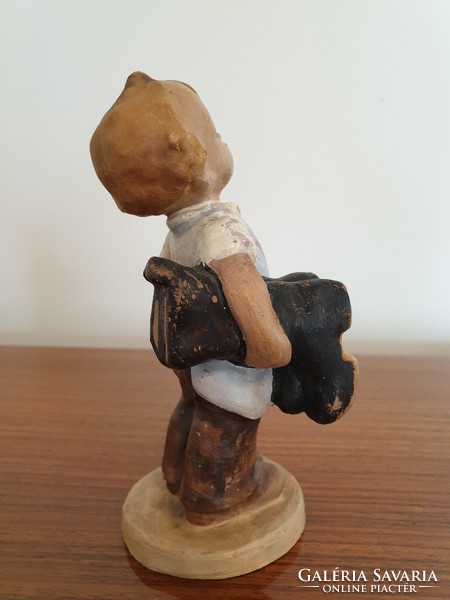 Régi COP Hummel vintage kerámia suszter fiú cipész figura