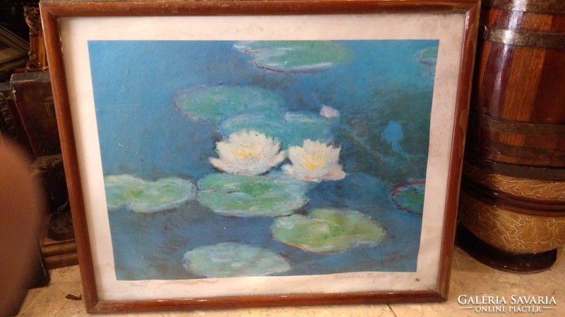 Monet - water lilies print 40 x 50 cm