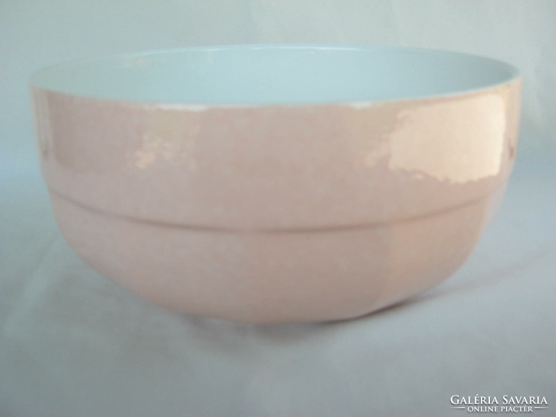 Retro ... Kispest granite ceramic pink bowl