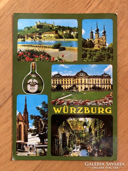 Würzburg képeslap