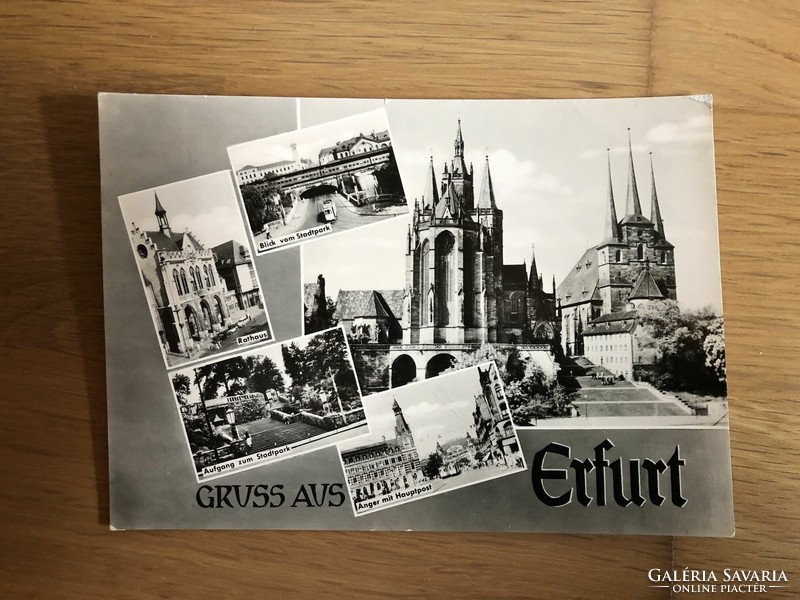 Erfurt képeslap