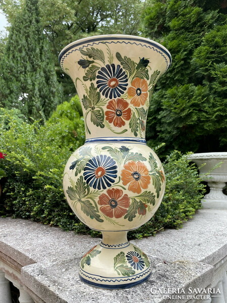 Folk art huge ceramic vase 52.5cm!!!!