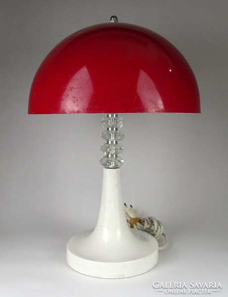 1J621 red space age style floor lamp with a retro design, 43 cm