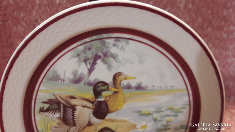 Wild duck porcelain plate (m2675)