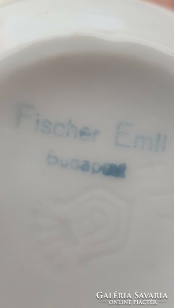 Fischer Emil porcelán kávéskészlet