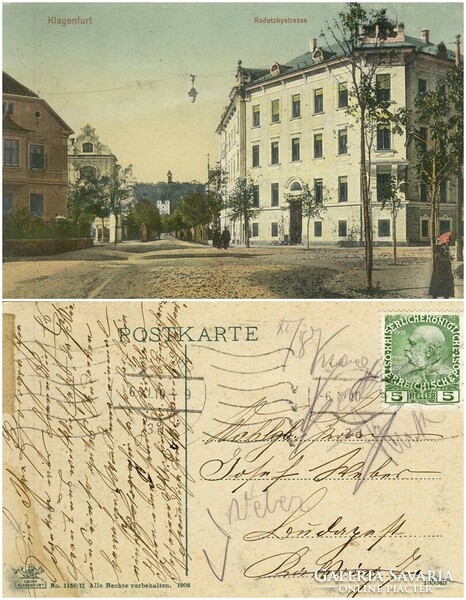 Old postcard - Klagenfurt 1908