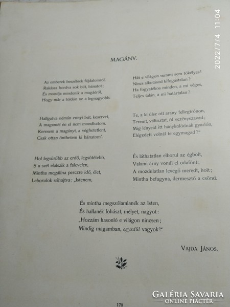 Költők Albuma Jelenkori Magyar Költők verseiből