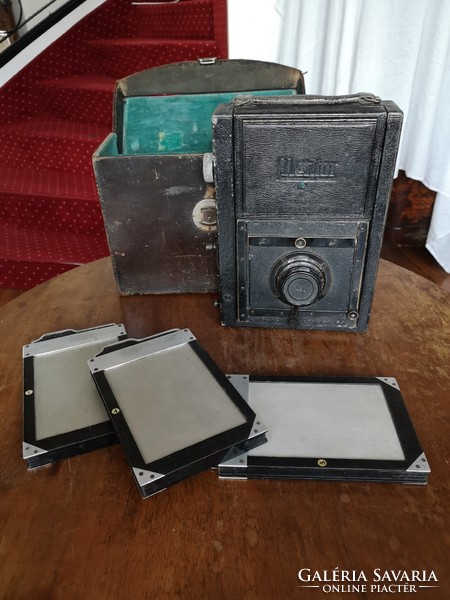 Ritka, antik Mentor Folding Reflex fényképezőgép GYŰJTŐKNEK, KURIÓZUM (100 éves fényképező)