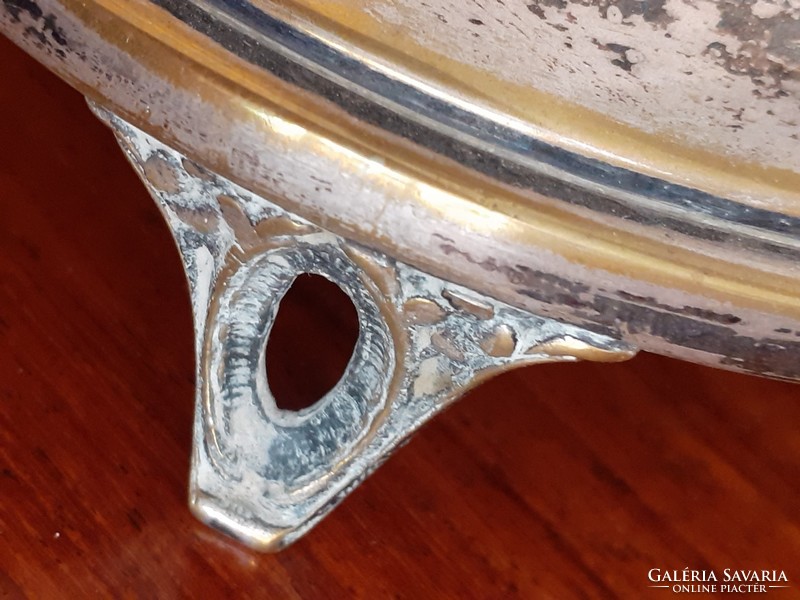 Old vintage copper copper alloy candle holder baroque type 24 cm