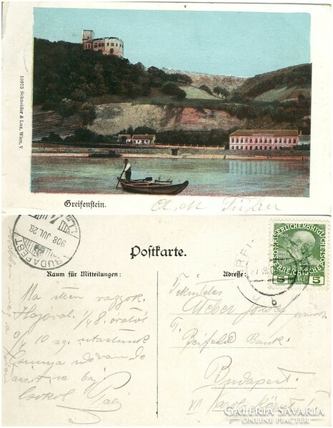 Old postcard - breifenftein 1908