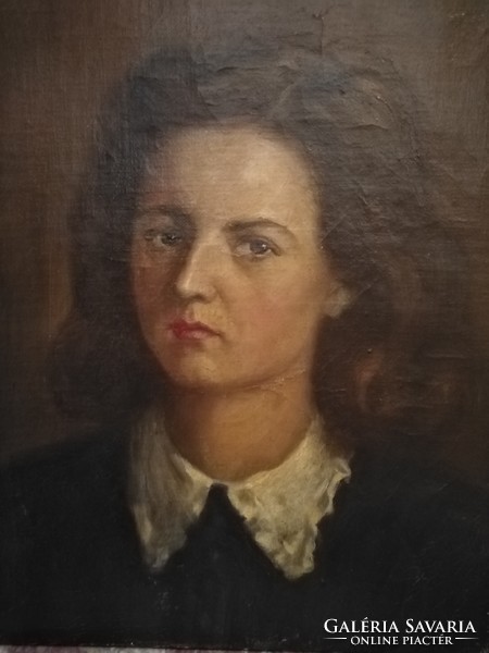 Gabor Peterdi (1915-2001) female portrait