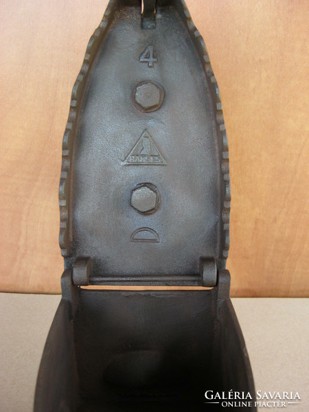 Pharaonic old charcoal ember cast iron iron marked Ramses