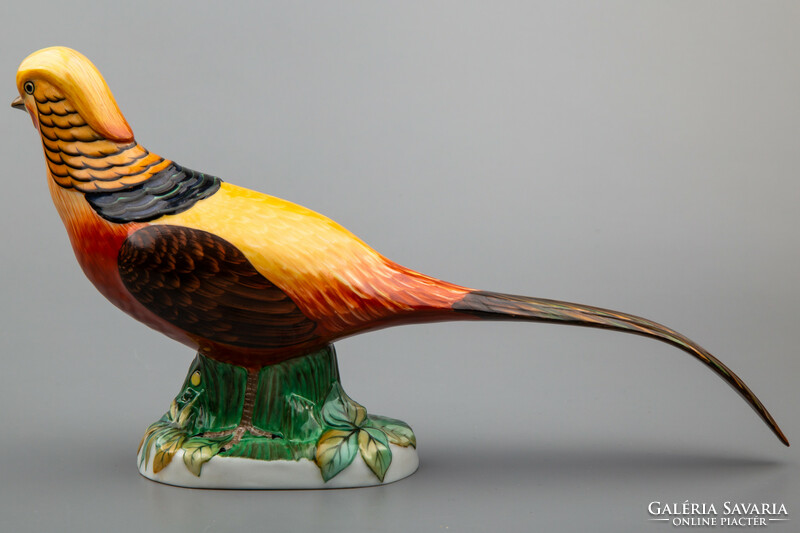 Antique Herend long-tailed pheasant figurine #mc1235