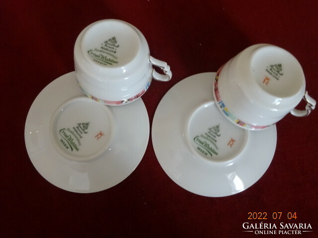 Rosenthal Bavarian German porcelain, antique coffee cup + saucer, two pieces. He has! Jokai.