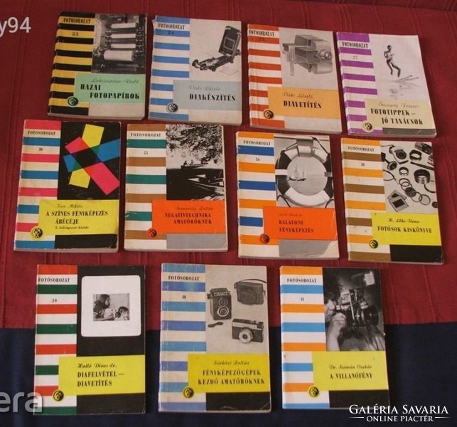 Photo series 1955-1977 volumes - numbers between 1 - 41 - 23 pieces together