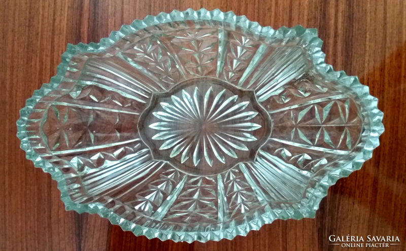 Old glass bowl decorative bowl thick glass bowl