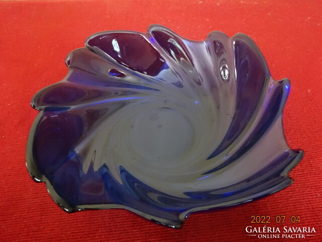 French glass, cobalt blue bowl. Its condition is new. He has! Jokai.