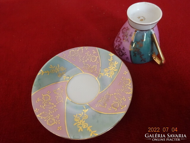 Chinese porcelain coffee cup + placemat, six in one. He has! Jókai.