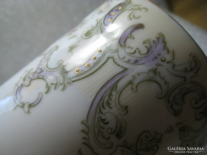 Beautiful Viennese glass cup, hand painted 7.2 x 5 cm / sample piece /