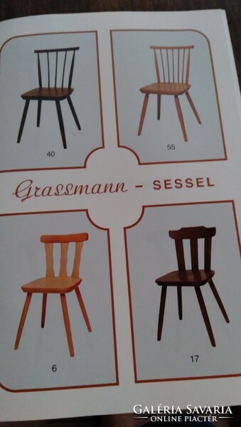 Retro bútor, Grassmann Sessel - szék katalógus ,1992.