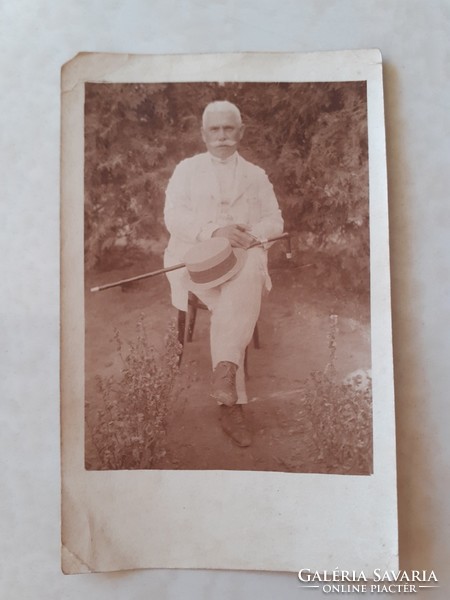 Old man photo 1918 vintage photo