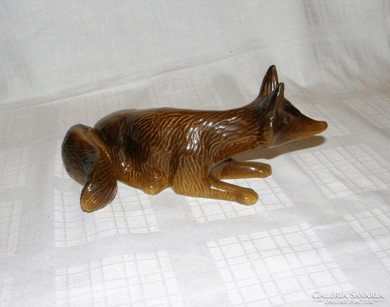 Fox ceramic figurine 23 cm