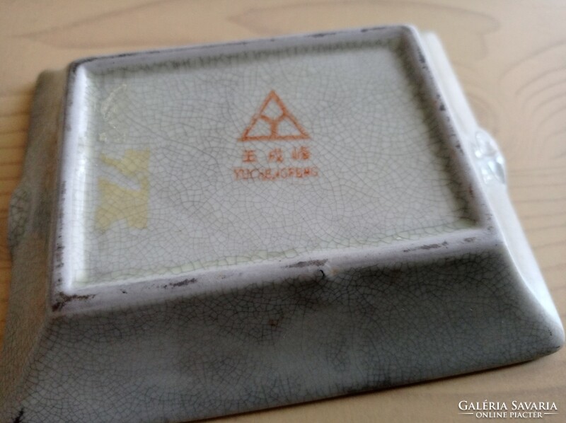 Sale!! 12X10 cm oriental pattern ashtray marked piece