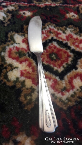 Antik ezüstözött kaviár kés (L2727)